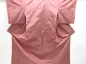 アンティーク　変わり横段織り出し手織り紬着物